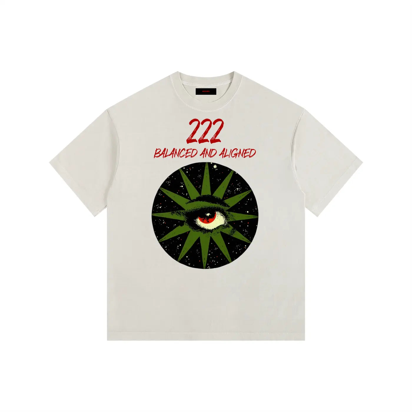 "222 Vintage Tee [light apricot] - Celestial Collection Trust the Process Shirt"