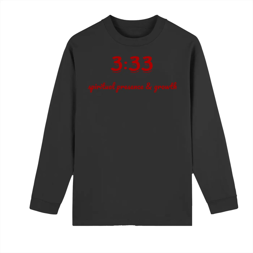 333 Angel Number T-Shirt: "333 Angel Number t-shirt - divine protection and spiritual guidance tee in black, gray and white"