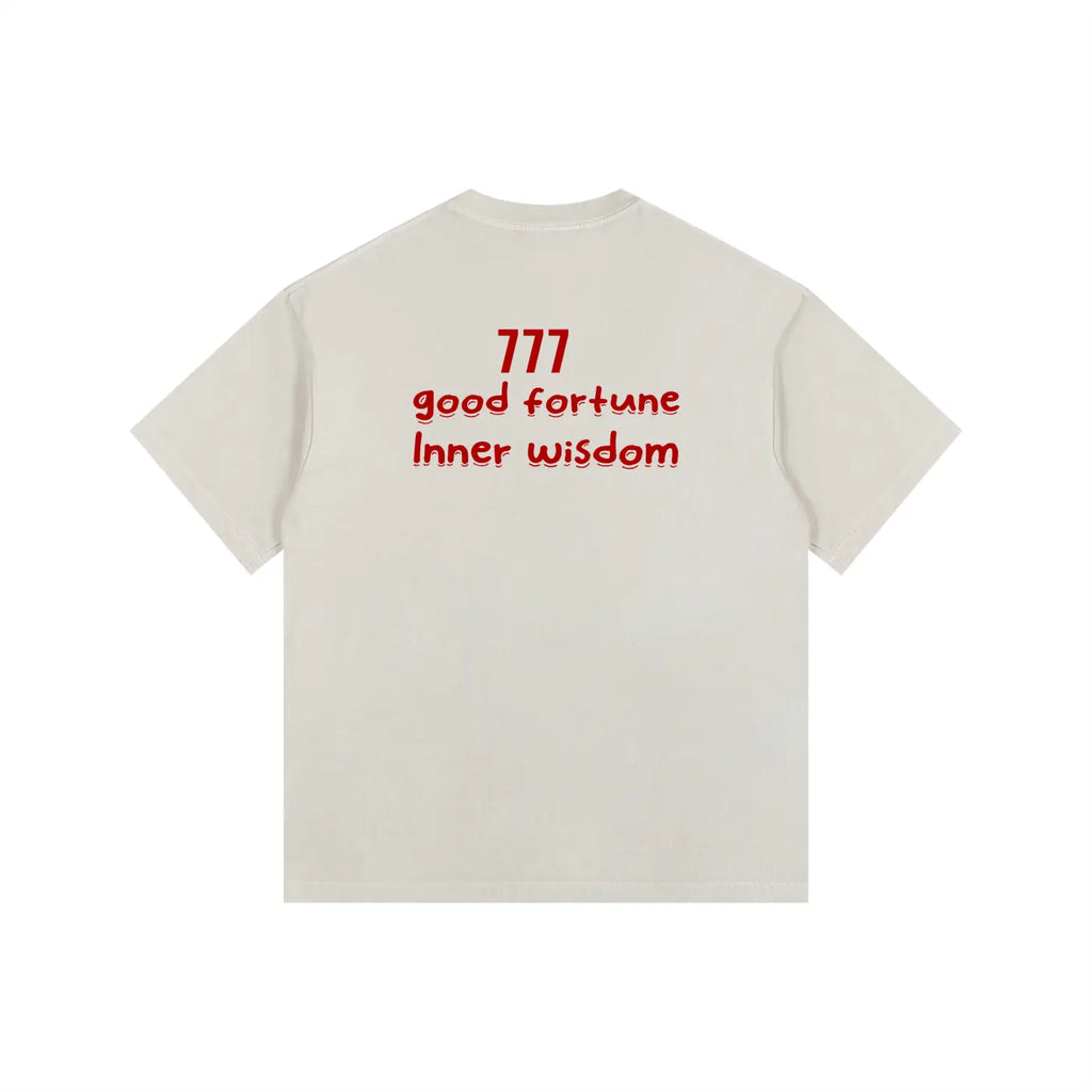 Celestial 777 Vintage Washed Oversized T-Shirt ODMPOD