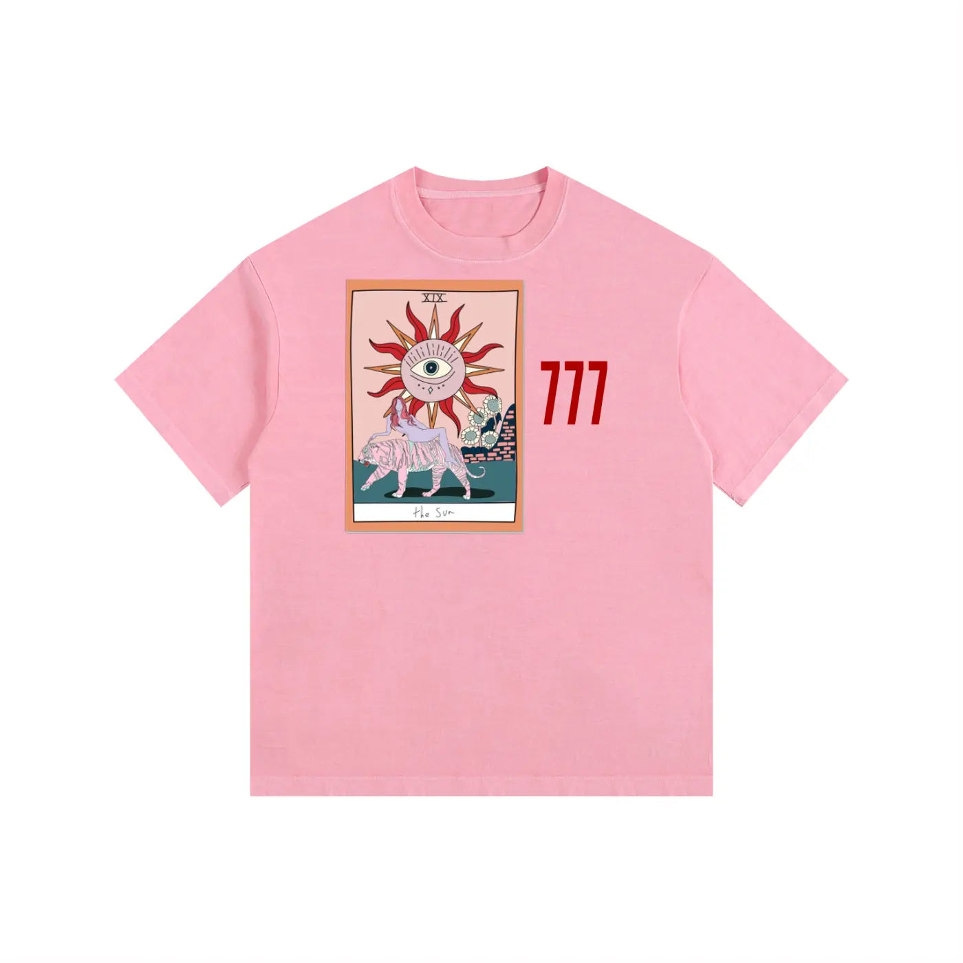 Celestial 777 Vintage Washed Oversized T-Shirt ODMPOD