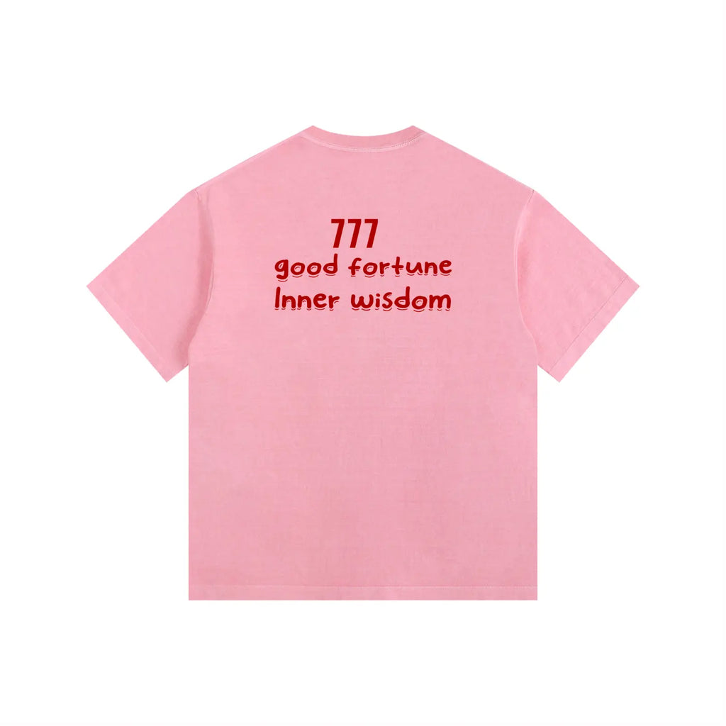 Celestial 777 Vintage Washed Oversized T-Shirt ODMPOD