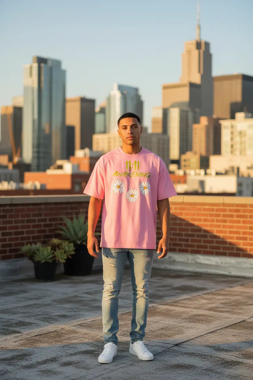 Celestial 11:11 Vintage Tee - Male Rooftop