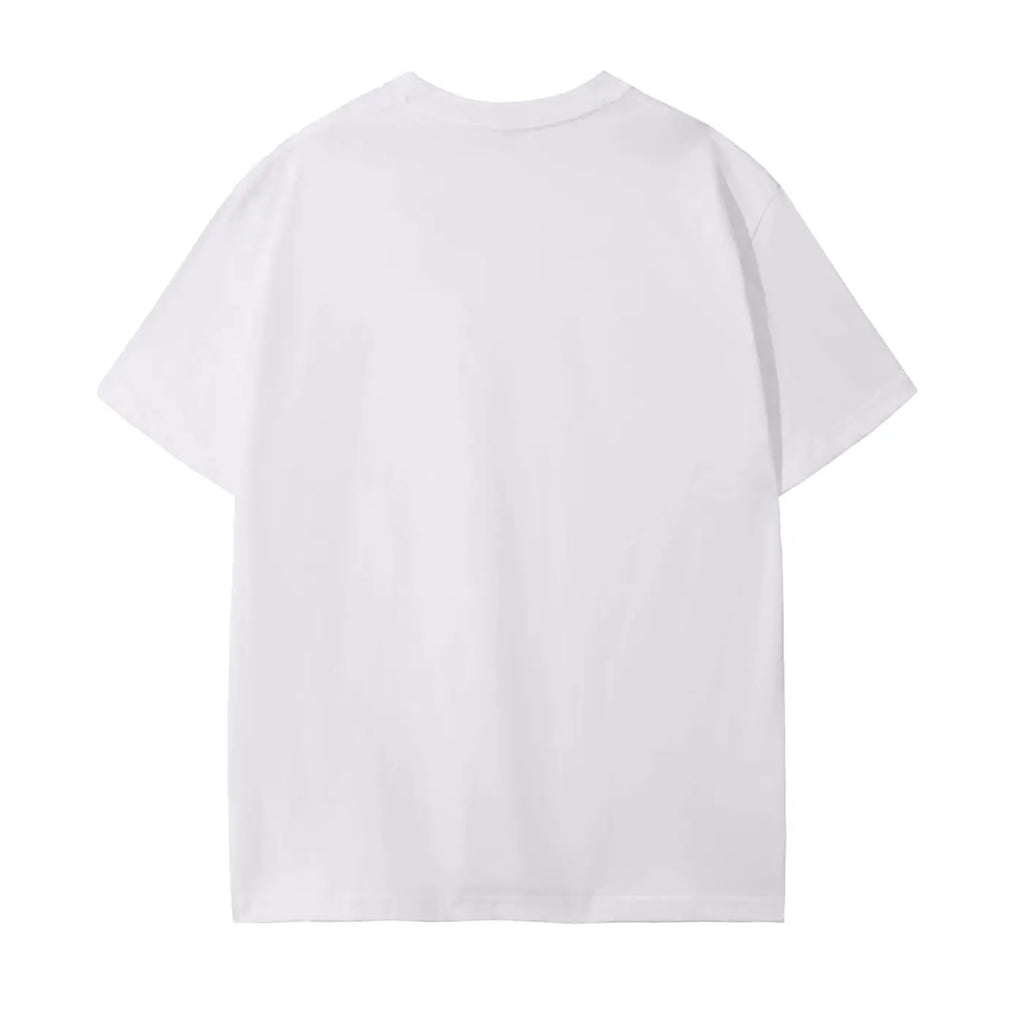 444 Angel number Cotton T-Shirt: "444 Angel Number cotton t-shirt in white - stability and foundation spiritual apparel"