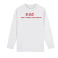 555 Angel Number T-Shirt: "555 Angel Number t-shirt - transformation and change spiritual streetwear in black and white"