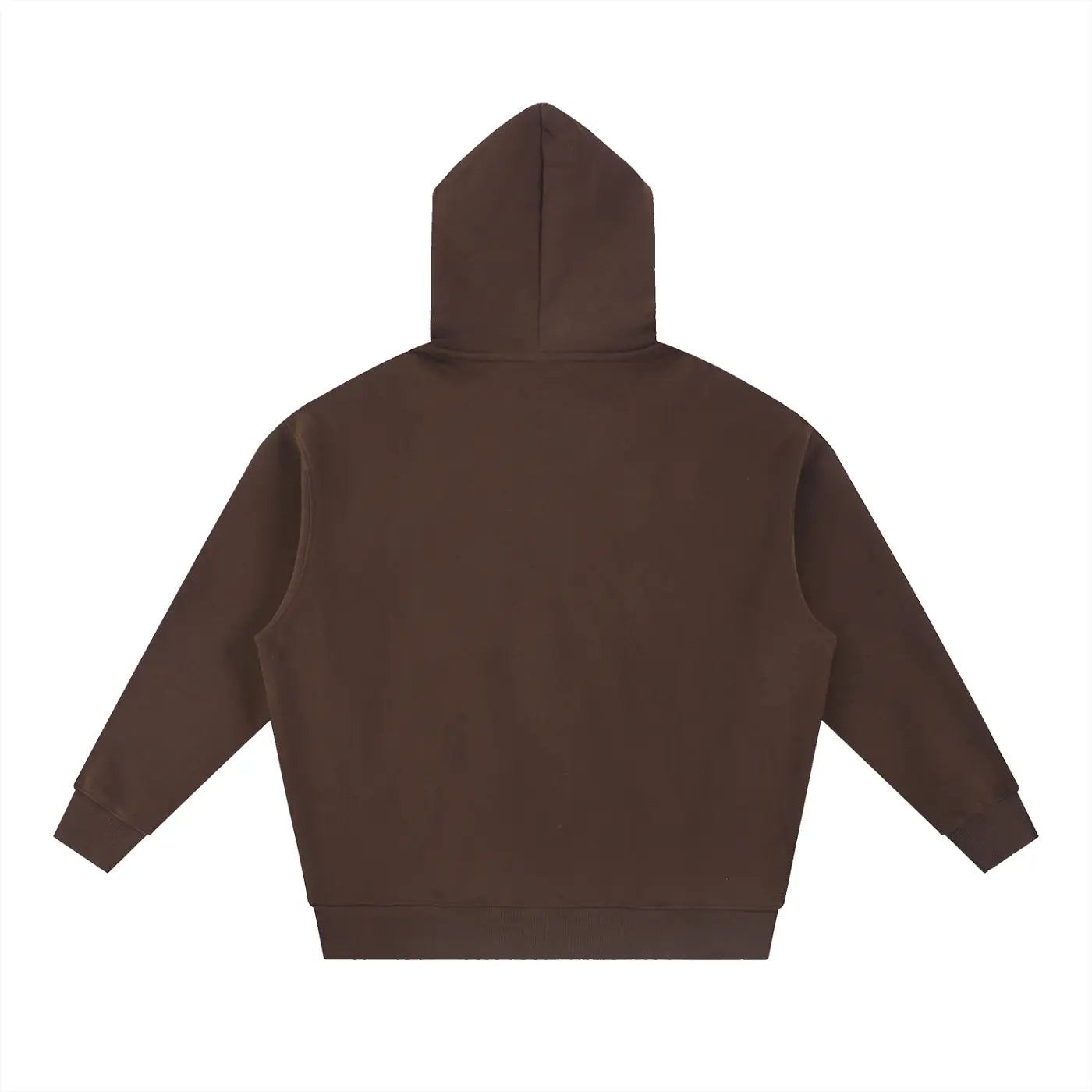 Essential Oversized Boxy Fit Fleece Hoodie: "Oversized boxy fit fleece hoodie in black and gray - premium spiritual 777 streetwear layering piece"