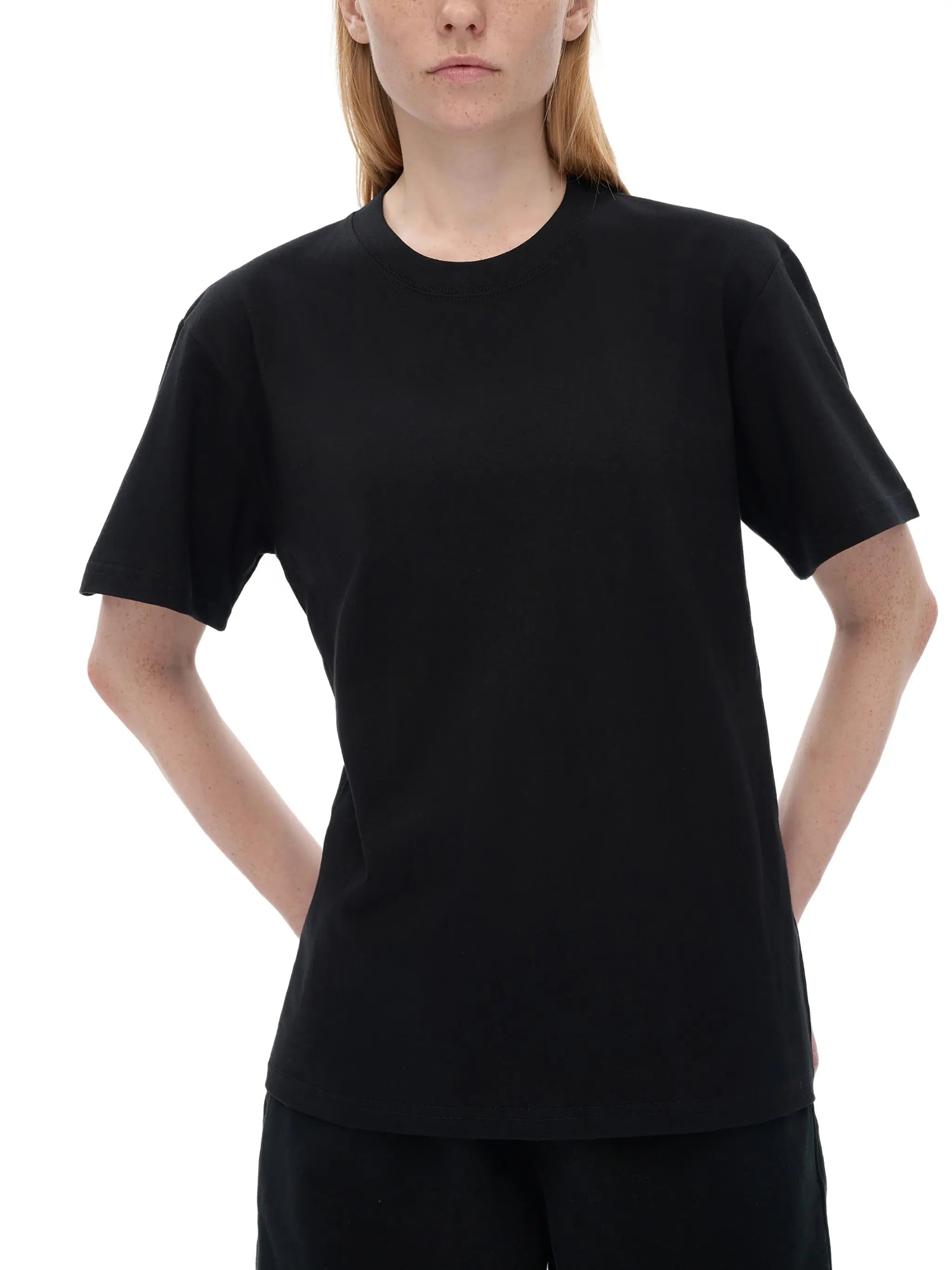 777 Angel number Cotton T-Shirt: "777 Angel Number cotton t-shirt in black - spiritual awakening and divine wisdom apparel"